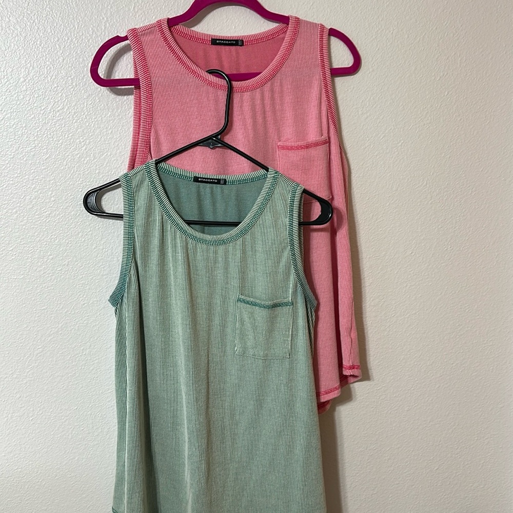 2 woman’s Staccato Tank Tops